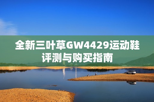 全新三叶草GW4429运动鞋评测与购买指南