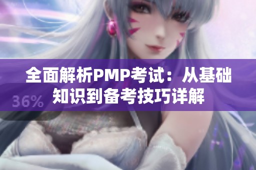 全面解析PMP考试：从基础知识到备考技巧详解