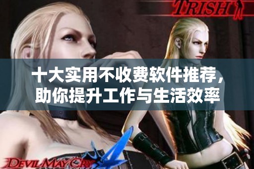 十大实用不收费软件推荐，助你提升工作与生活效率