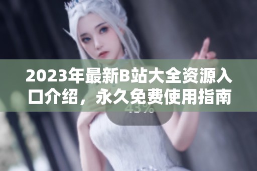 2023年最新B站大全资源入口介绍，永久免费使用指南