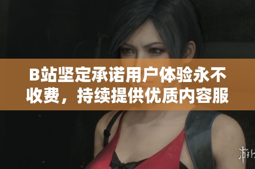 B站坚定承诺用户体验永不收费，持续提供优质内容服务