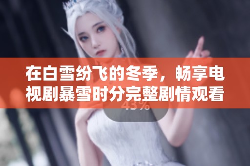 在白雪纷飞的冬季，畅享电视剧暴雪时分完整剧情观看