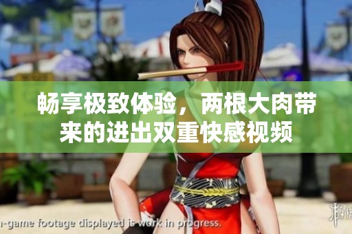 畅享极致体验，两根大肉带来的进出双重快感视频