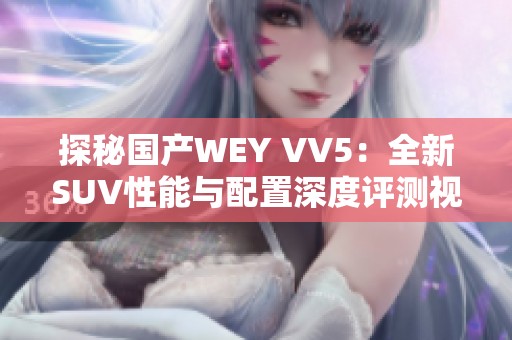 探秘国产WEY VV5：全新SUV性能与配置深度评测视频