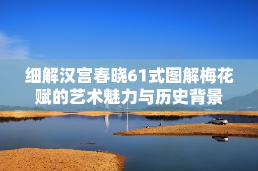 细解汉宫春晓61式图解梅花赋的艺术魅力与历史背景