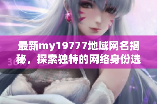 最新my19777地域网名揭秘，探索独特的网络身份选择
