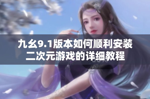 九幺9.1版本如何顺利安装二次元游戏的详细教程