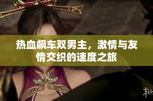 热血飙车双男主，激情与友情交织的速度之旅
