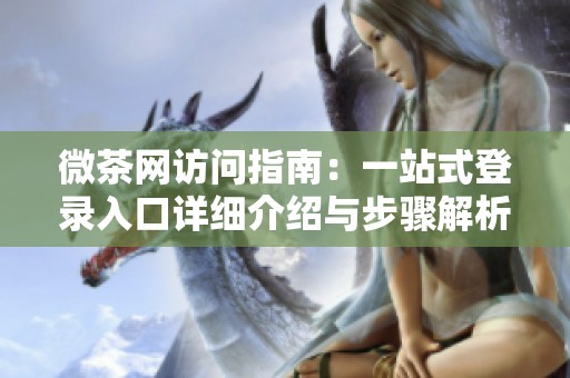 微茶网访问指南：一站式登录入口详细介绍与步骤解析