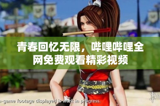青春回忆无限，哔哩哔哩全网免费观看精彩视频