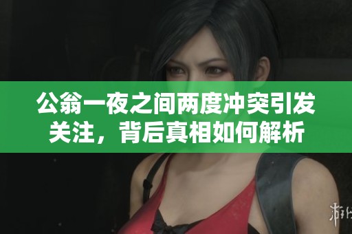 公翁一夜之间两度冲突引发关注，背后真相如何解析