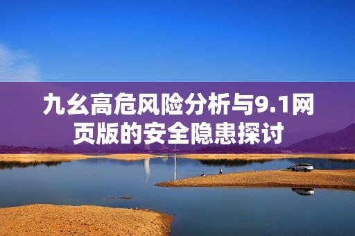 九幺高危风险分析与9.1网页版的安全隐患探讨