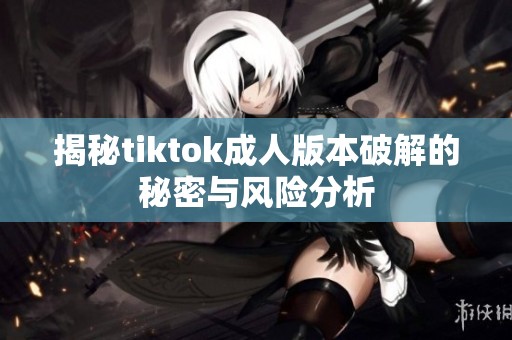 揭秘tiktok成人版本破解的秘密与风险分析