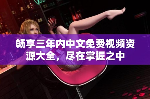 畅享三年内中文免费视频资源大全，尽在掌握之中