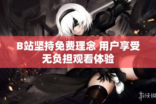 B站坚持免费理念 用户享受无负担观看体验