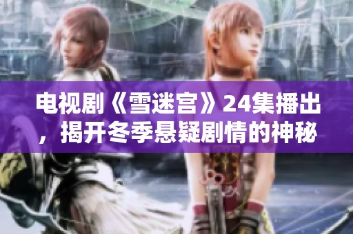 电视剧《雪迷宫》24集播出，揭开冬季悬疑剧情的神秘面纱
