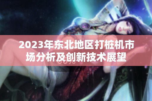 2023年东北地区打桩机市场分析及创新技术展望