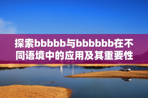 探索bbbbb与bbbbbb在不同语境中的应用及其重要性