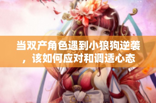 当双产角色遇到小狼狗逆袭，该如何应对和调适心态