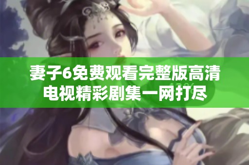 妻子6免费观看完整版高清电视精彩剧集一网打尽