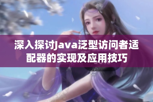 深入探讨Java泛型访问者适配器的实现及应用技巧