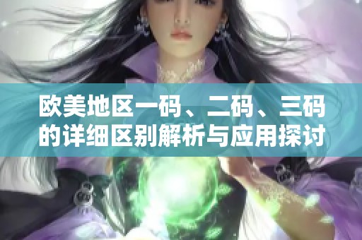 欧美地区一码、二码、三码的详细区别解析与应用探讨