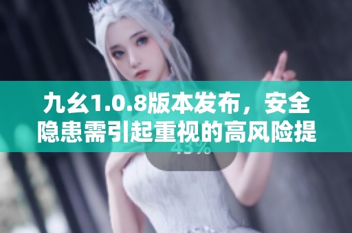 九幺1.0.8版本发布，安全隐患需引起重视的高风险提示