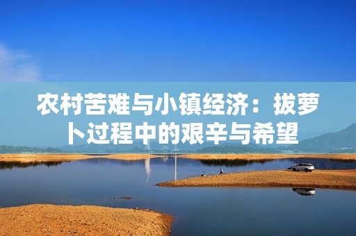 农村苦难与小镇经济：拔萝卜过程中的艰辛与希望