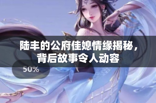 陆丰的公府佳媳情缘揭秘，背后故事令人动容