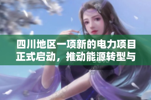 四川地区一项新的电力项目正式启动，推动能源转型与发展