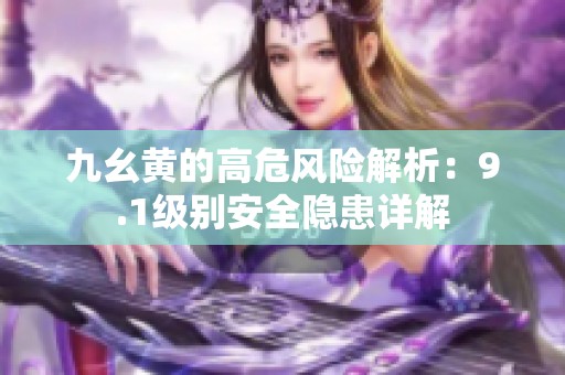 九幺黄的高危风险解析：9.1级别安全隐患详解