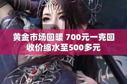 黄金市场回暖 700元一克回收价缩水至500多元