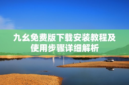 九幺免费版下载安装教程及使用步骤详细解析