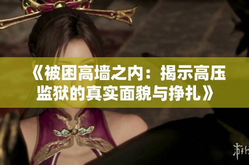《被困高墙之内：揭示高压监狱的真实面貌与挣扎》