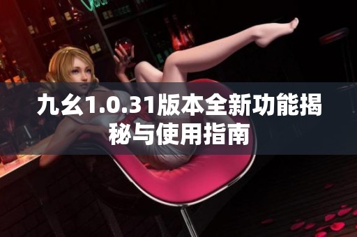 九幺1.0.31版本全新功能揭秘与使用指南