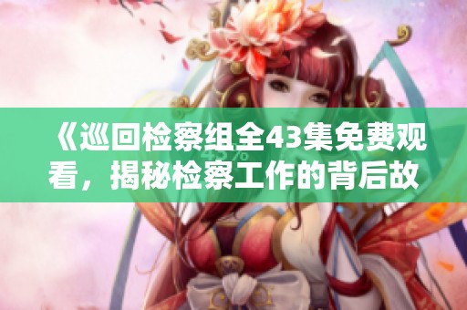 《巡回检察组全43集免费观看，揭秘检察工作的背后故事》