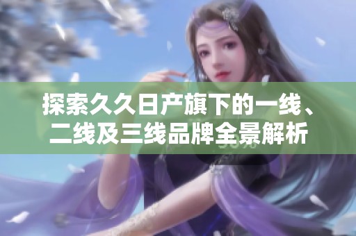 探索久久日产旗下的一线、二线及三线品牌全景解析