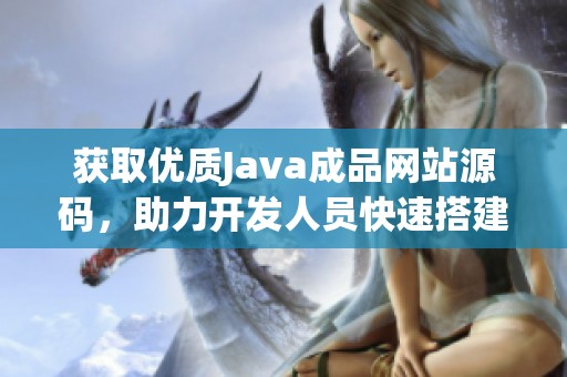 获取优质Java成品网站源码，助力开发人员快速搭建网站