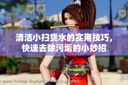 清洁小扫货水的实用技巧，快速去除污垢的小妙招