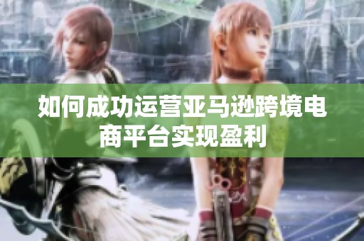如何成功运营亚马逊跨境电商平台实现盈利
