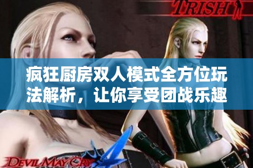 疯狂厨房双人模式全方位玩法解析，让你享受团战乐趣