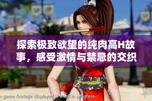 探索极致欲望的纯肉高H故事，感受激情与禁忌的交织