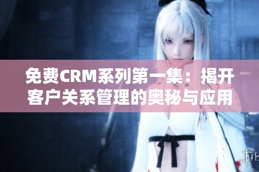 免费CRM系列第一集：揭开客户关系管理的奥秘与应用