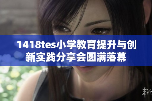 1418tes小学教育提升与创新实践分享会圆满落幕