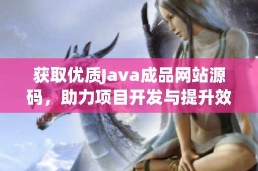获取优质Java成品网站源码，助力项目开发与提升效率