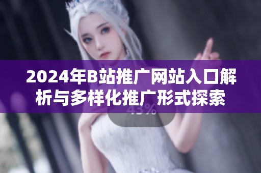2024年B站推广网站入口解析与多样化推广形式探索