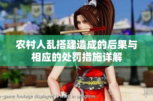 农村人乱搭建造成的后果与相应的处罚措施详解