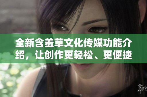 全新含羞草文化传媒功能介绍，让创作更轻松、更便捷。