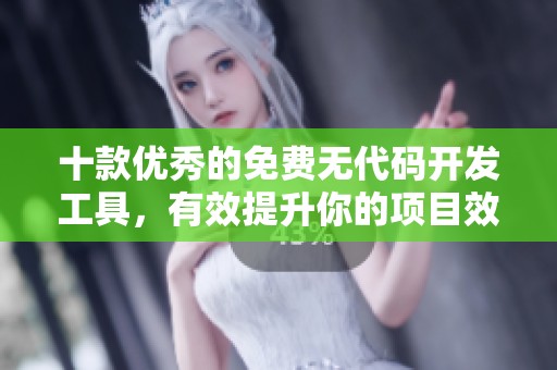 十款优秀的免费无代码开发工具，有效提升你的项目效率