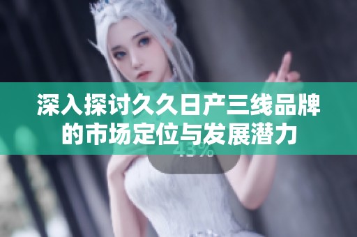 深入探讨久久日产三线品牌的市场定位与发展潜力
